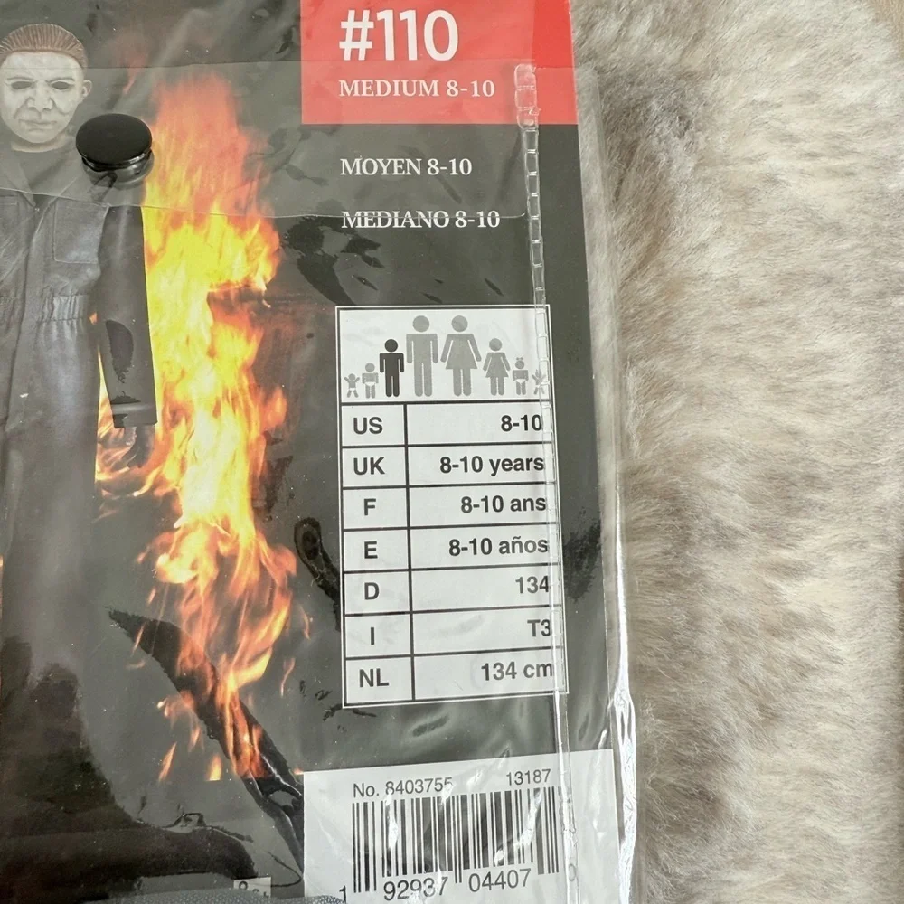 Michael Myers Halloween II Costume – Size Medium (8-10), Jumpsuit & Mask